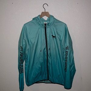Victoria’s Secret pink rain jacket